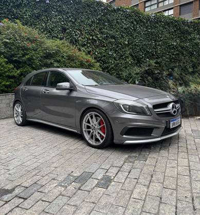 MERCEDES-BENZ A 45 AMG 2.0 16V TURBO GASOLINA 4P AUTOMATIZADO MERCEDES-BENZ A 45 AMG 2.0 16V TURBO GASOLINA 4P AUTOMATIZADO